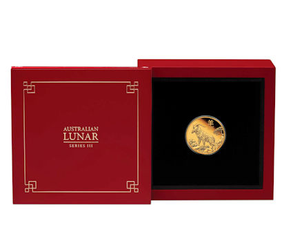 Lunar 3 Ziege 2027 - Goldmünze 1/10 oz PP
