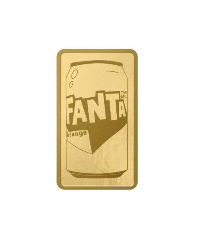 Goldbarren 1 Gramm PAMP Fanta Au999 im Blister 