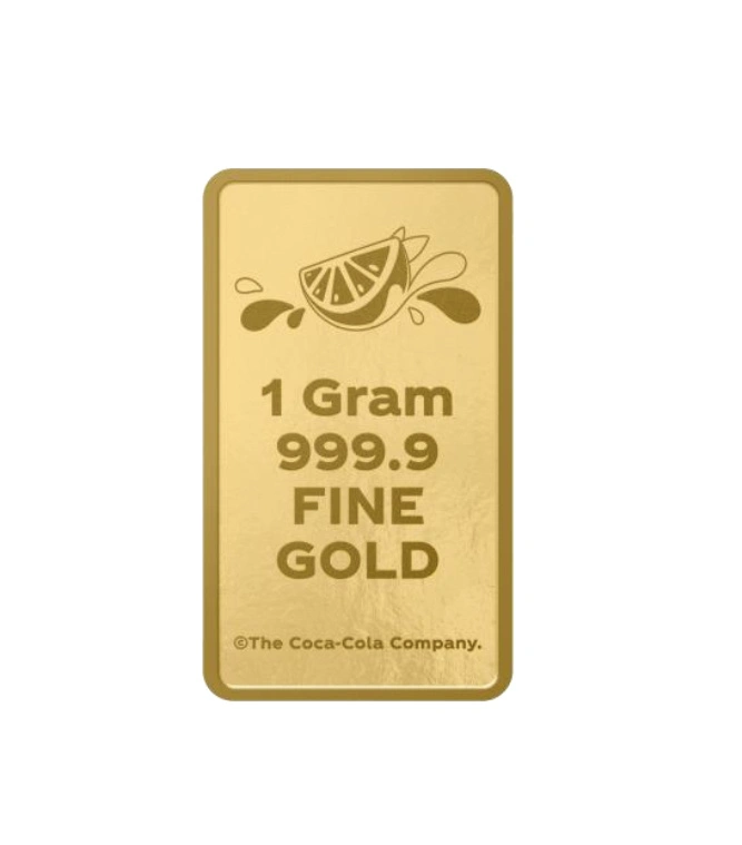 Goldbarren 1 Gramm PAMP Fanta Au999 im Blister 