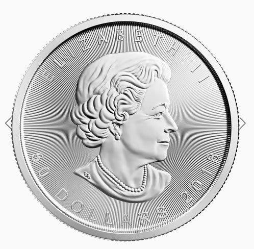 Kanada Platinmünze 50 CAD Maple Leaf 2018 1 Oz Platin*