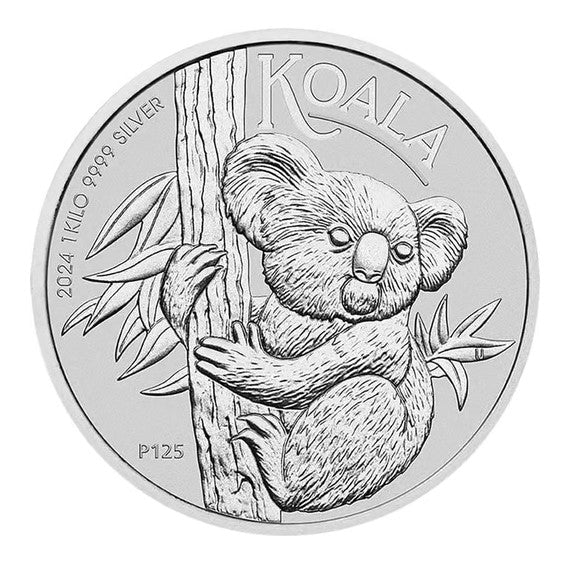 Silbermünze 1 kg Australien Koala 2024 Perth Mint 999 Silber *