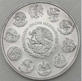 Silbermünze 2 oz Mexiko 2009 BU - Libertad - Siegesgöttin*