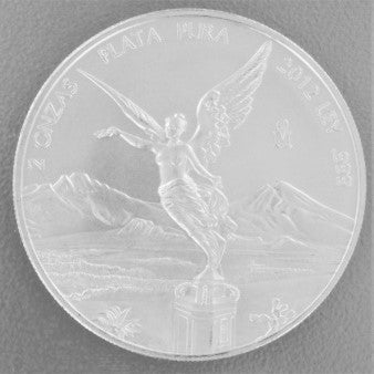 Silbermünze 2 oz Mexiko 2012 BU - Libertad - Siegesgöttin*