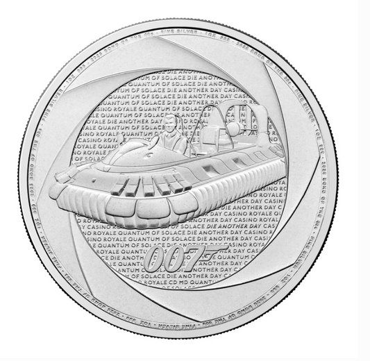 Great Britain James Bond - Of The 2000's 2025 Ag999 1oz BU Royal Mint