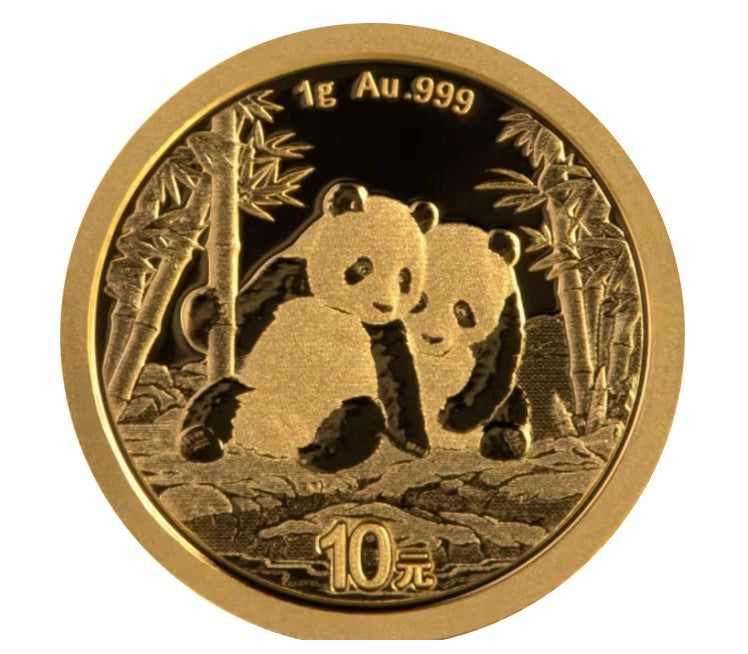 China - 50 Yuan China Panda 2026 - 1 Gramm Goldmünze 