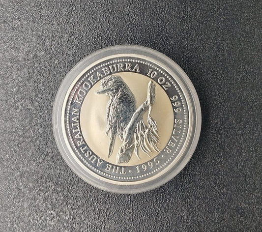 Australien Silbermünze 10 oz Kookaburra 1995 Perth Mint