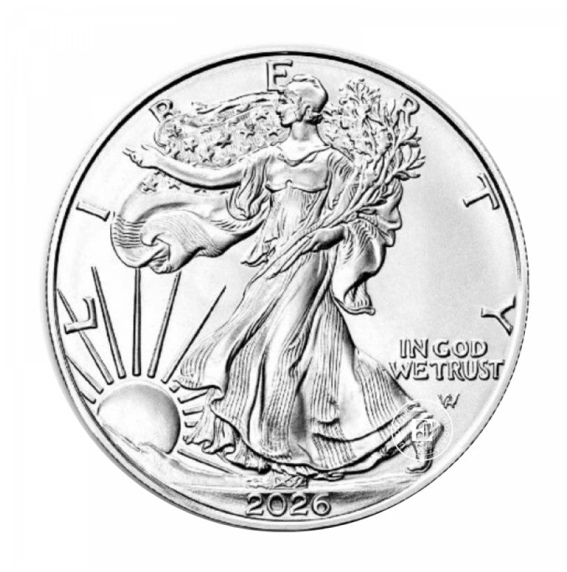American Eagle 2026 USA Silbermünze 1 oz BU Liberty 999 Silber