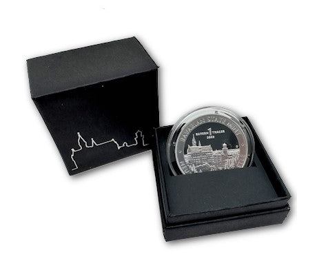 1 Bayern-Thaler 1 oz Silber PP 2025 Schloss Neuschwanstein im Etui