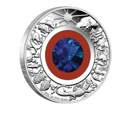 Silbermünze Wonders of Australia Opal Silber 1 oz PP - The Outback 2026