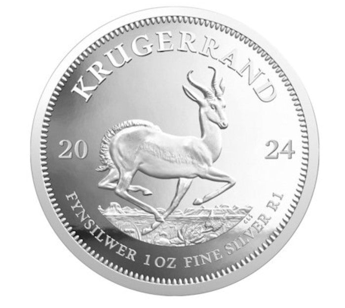 Krügerrand Silbermünze 1 oz PP 2024 Südafrika Krugerrand