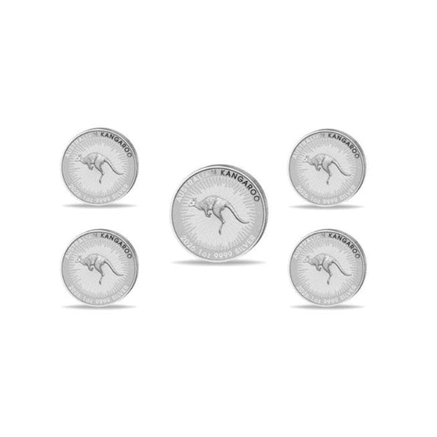 5 x Australien Känguru 2026 - 1 Oz Silber - Perth Mint