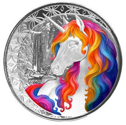 Silbermünze 1 oz Einhorn Blossom 2025 