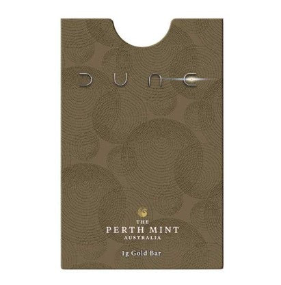 Goldbarren 999 Gold - 1 Gramm Dune im Blister - Perth Mint**