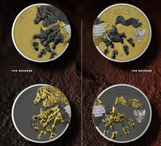 Germania Beasts Sleipnir 2 x 1 oz Silver BU