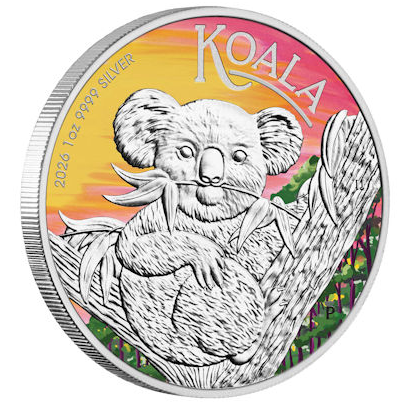 Australien -  Koala Coin Show Special ANDA 2026 - 1 Oz Silber Color