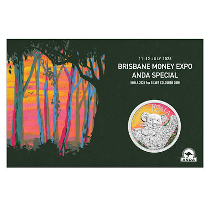 Australien -  Koala Coin Show Special ANDA 2026 - 1 Oz Silber Color