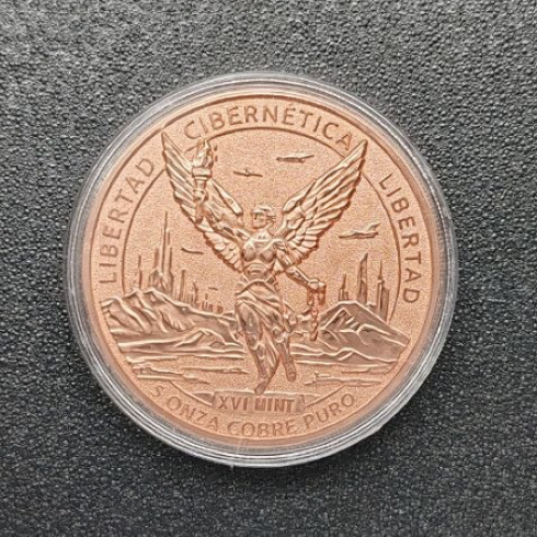 XVI Mint 5 Oz  Kupfer Mexico Cibernetica Libertad 2026 Ultra High Relief