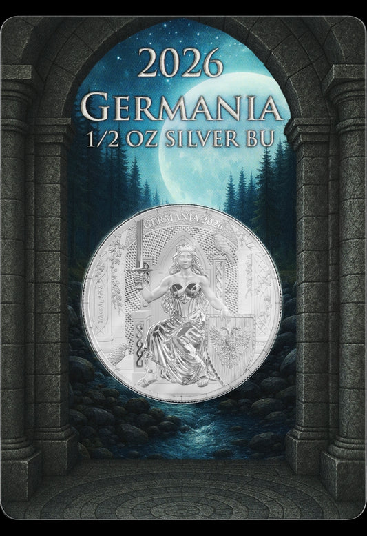 Germania Mint 2026 Silber 1/2 oz im Safepack