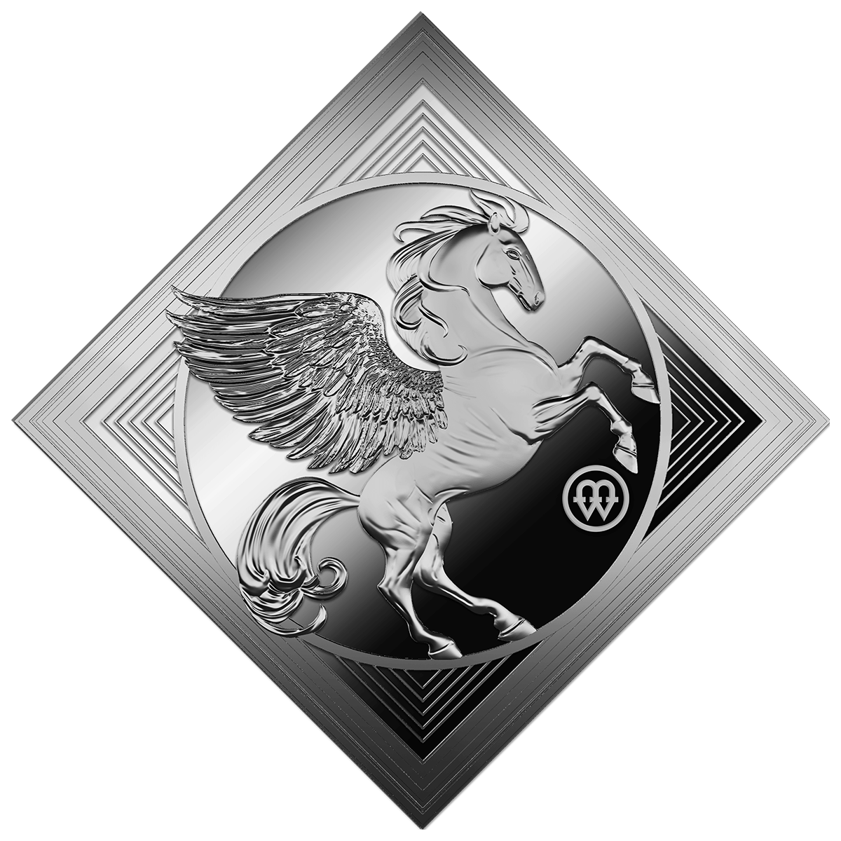 Silberbarren 1 oz Pegaz Ag 999.9 Pegasos Pferd