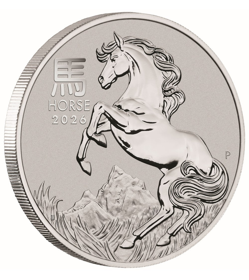 Lunar 3 Platinmünze 1/10 oz Year of the Horse / Pefrd Perth Mint