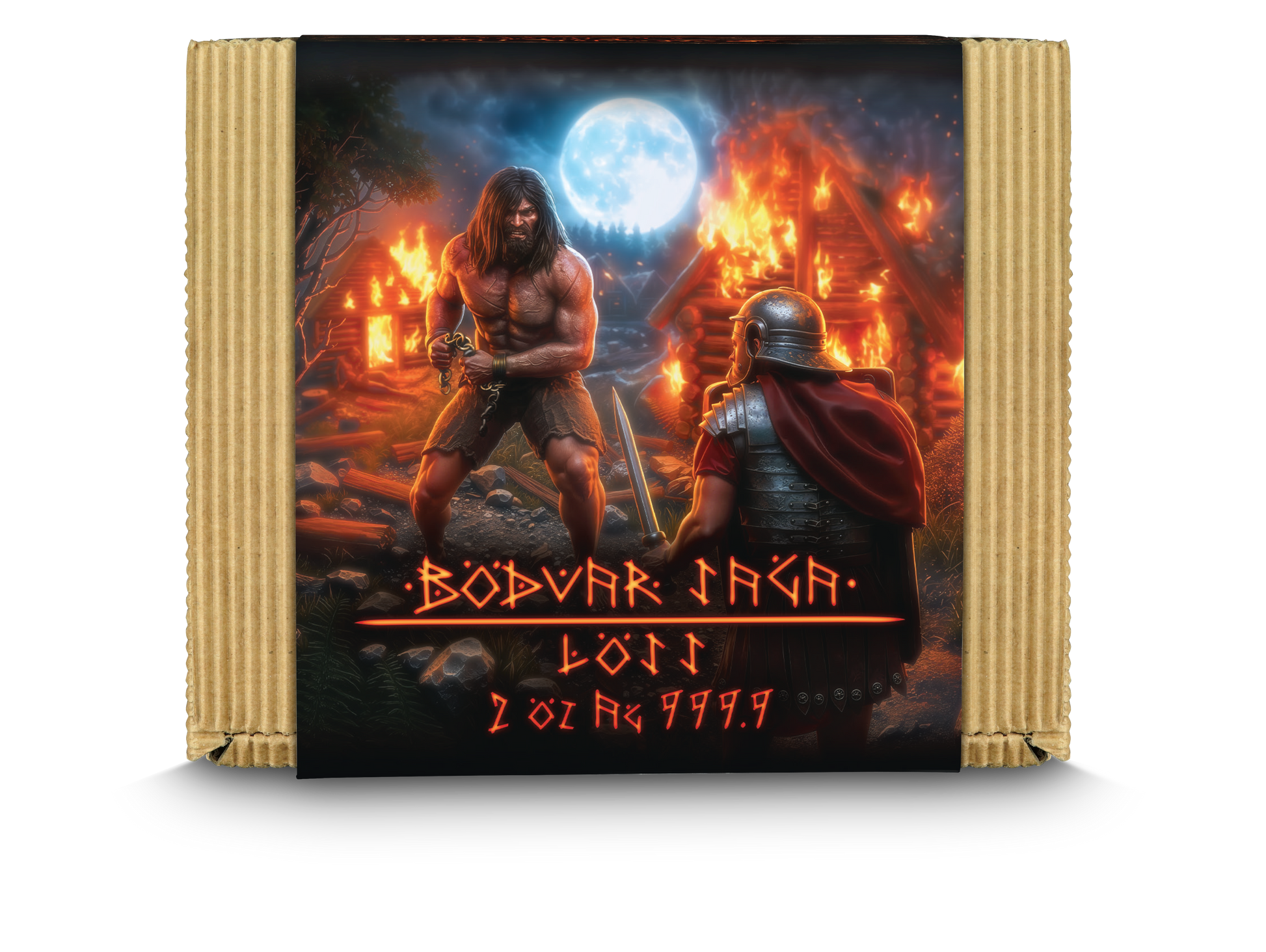 Germania 2026 Bödvar Saga: Loss 2 oz Silber BU Ultra High Relief