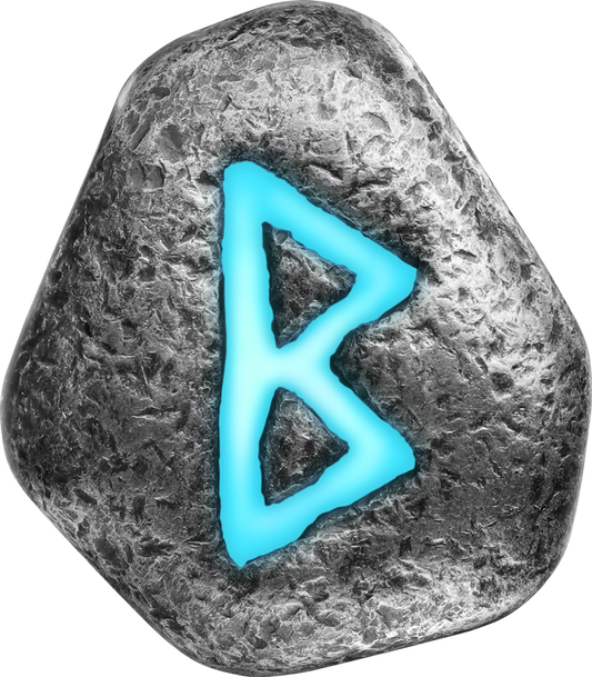 Germania Mint 1 oz Silberbarren Runes Collection Hellblau: Berkanan