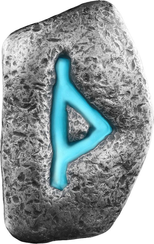 Germania Mint 1 oz Silberbarren Runes Collection Hellblau: Thurisaz