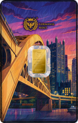 Goldbarren 1 Gramm Germania Mint ANA 2026 im Blister