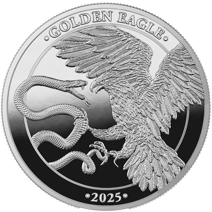 2025 Malta Golden Eagle 5 Euro 1 oz Silver Proof – Limited Edition
