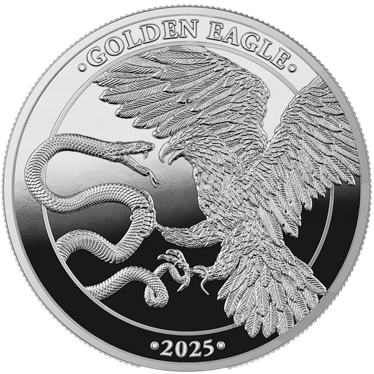 2025 Malta Golden Eagle 5 Euro 1 oz Silver Proof – Limited Edition