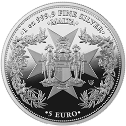 2025 Malta Golden Eagle 5 Euro 1 oz Silver Proof – Limited Edition