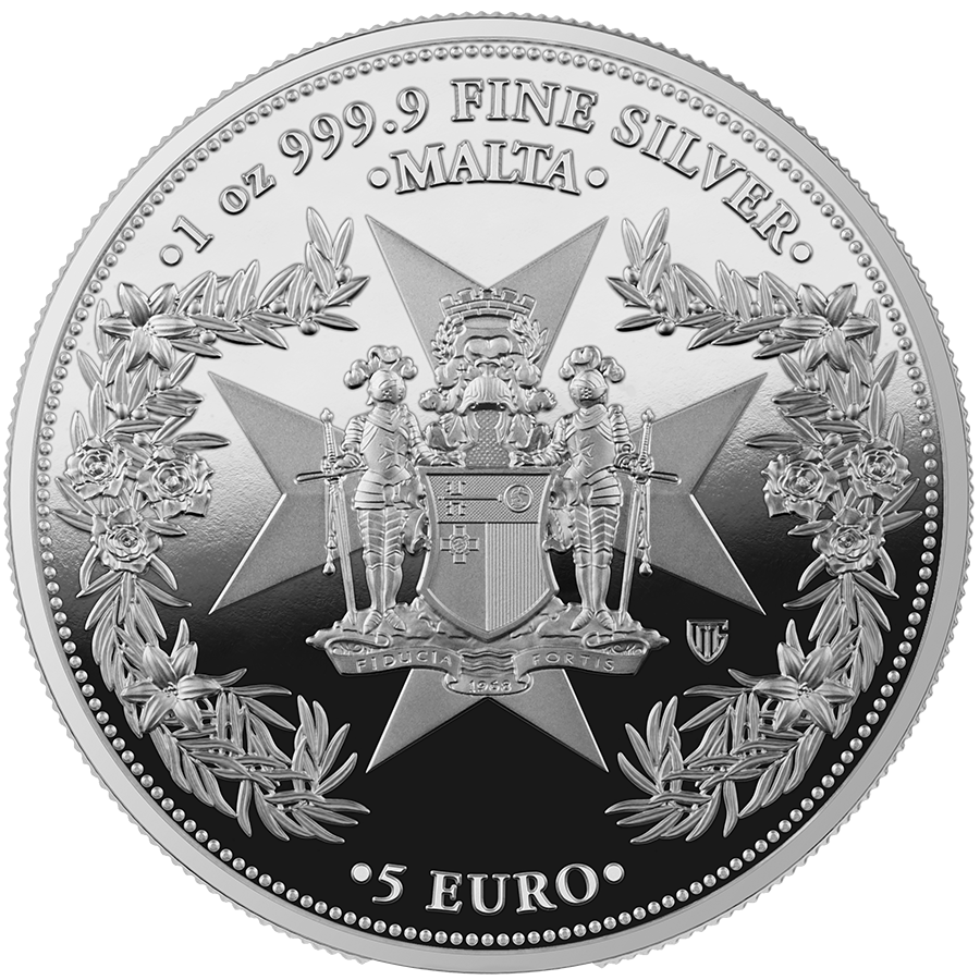 2025 Malta Golden Eagle 5 Euro 1 oz Silver Proof – Limited Edition