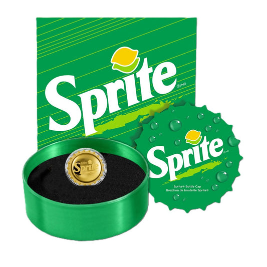 Sprite 65th Anniversary Bottlecap Goldmünze 1,2 g 