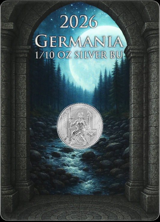 Germania Mint 2026 Silber 1/10 oz im Safepack