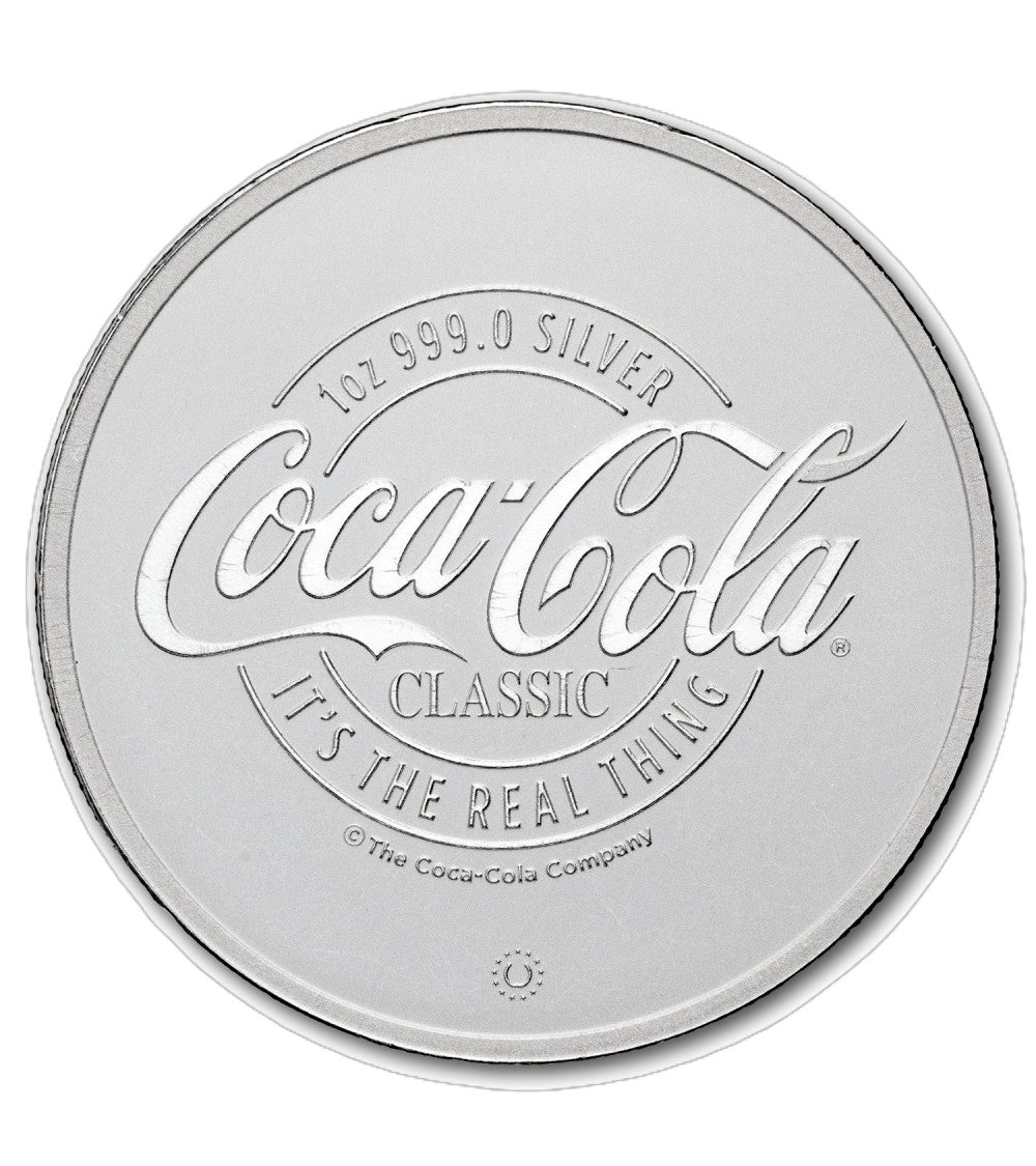 Coca-Cola Polar Bears 1 oz Silber Ag999 Proof-Like Color